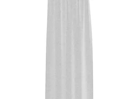 Perdele cu perdele 2 pcs Gri deschis 140 x 245 cm Poliester - 3/5