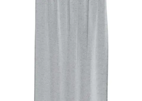 Perdele cu perdele 2 pcs Gri închis 140 x 140 cm Poliester - 3/5