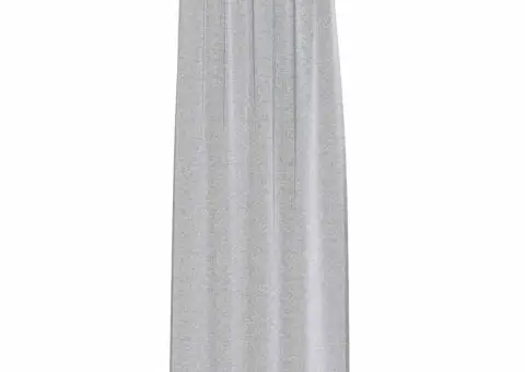 Perdele cu perdele 2 pcs Gri închis 140 x 245 cm Poliester - 3/5