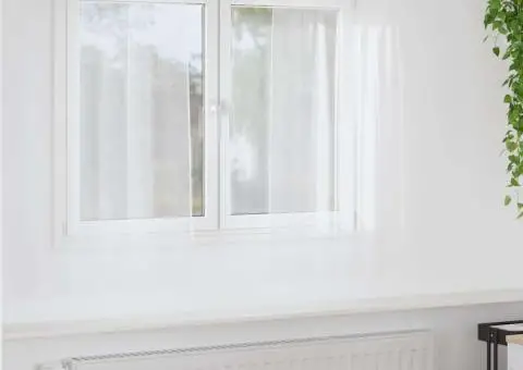 Perdele cu perdele 2 pcs Alb 140 x 140 cm Poliester - 1/5