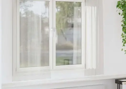 Perdele cu perdele 2 pcs Crem 140 x 175 cm Poliester - 1/5