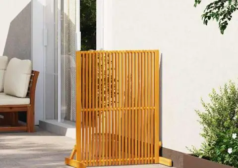 Pravan intimitate interior/exterior, 110 cm, lemn masiv acacia - 1/5