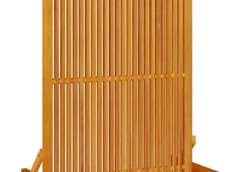 Pravan intimitate interior/exterior, 110 cm, lemn masiv acacia - 4/5