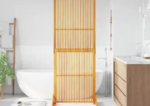 Pravan intimitate interior/exterior, 200 cm, lemn masiv acacia - 3/5