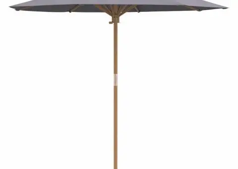 Paravan de grădină, gri închis, 217x230 cm, bambus - 2/5