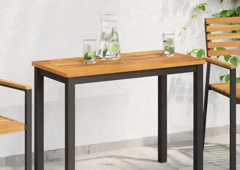 Blat de masă 80x40x2,2 cm din lemn masiv de acacia - 1/5