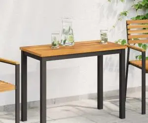 vidaXL Blat de masă 80x40x2,2 cm din lemn masiv de acacia