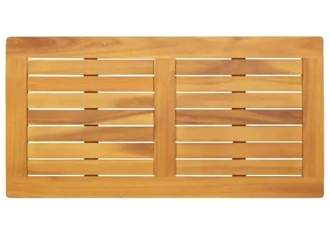 Blat de masă 90x45x2,2 cm din lemn masiv de acacia - 2/5