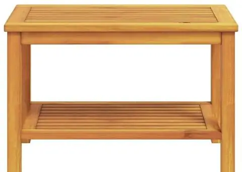 Masă de cafea 70x40x45 cm din lemn masiv de acacia - 4/5