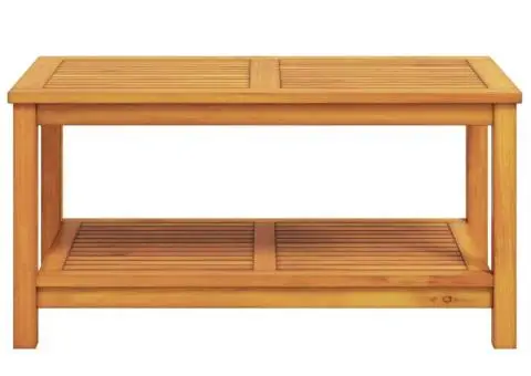 Masă de cafea 90x50x45 cm din lemn masiv de acacia - 4/5