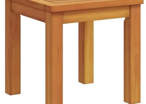 Masă laterală de grădină 35x35x34 cm din lemn masiv de acacia - 2/5