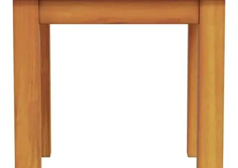 Masă laterală de grădină 35x35x34 cm din lemn masiv de acacia - 5/5