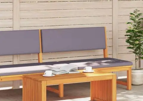 Masă de Cafea 90x45x35 cm Lemn Masiv Acacia - 3/5