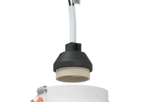 Spoturi încastrate 24 buc Rotund GU10 Alb Ø91 mm - 2/5