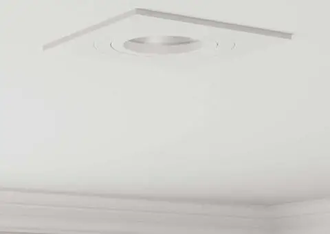 Spoturi încastrate 6 buc pătrat GU10 alb 91x91 mm - 1/5