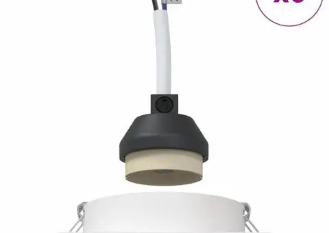 Spoturi încastrate 6 buc pătrat GU10 alb 91x91 mm - 4/5