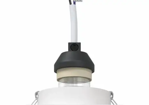 Spoturi încastrate 24 buc Pătrate GU10 Alb 91x91 mm - 3/5