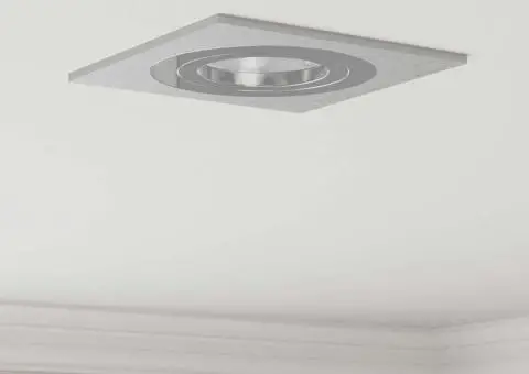 Spoturi încastrate 24 buc Pătrat GU10 Argint 91x91 mm - 1/5