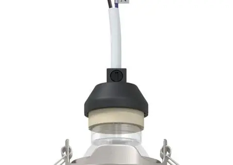 Spoturi încastrate 12 buc Round GU10 Argintiu Ø90 mm Oțel - 3/5