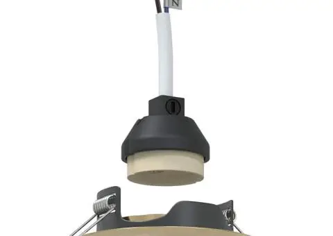 Lămpi încastrate 24 de bucăți Rotund GU10 Alamă Ø90 mm Oțel - 2/5