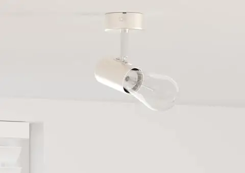 Spot de Tavan 1 Mod Ajustabil Nichel E27 - 1/5