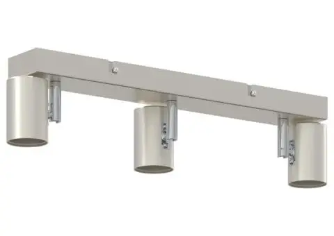 Spot tavan 3 moduri ajustabile Nichel periat E27 - 4/5