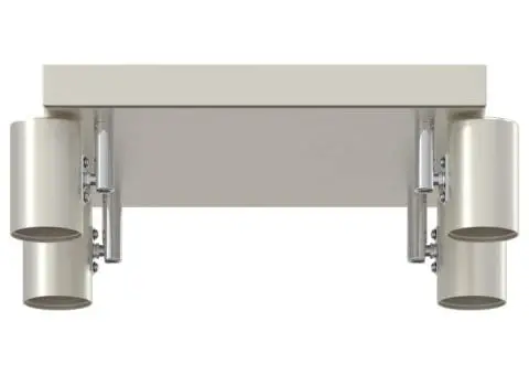 Spot De Plafon 4 Direcții Reglabil Nichel Periat E27 - 5/5