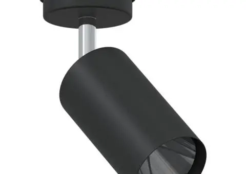 Reflector de Plafon 1 Cale Reglabil Negru GU10 - 3/5