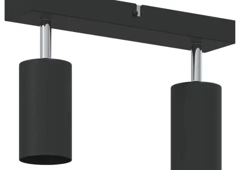 Spot pentru Tavan 2 Direcții Reglabil Negru GU10 - 4/5