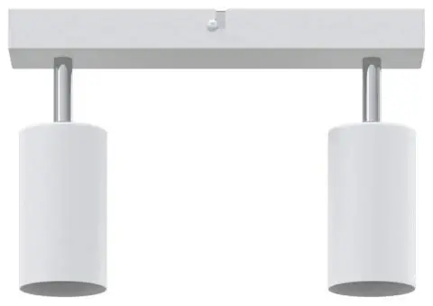 Spotlight de tavan 2 Direcții Ajustabile Alb GU10 - 5/5