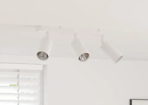 Spot de Plafon 3 Direcții Reglabile Alb GU10 - 1/5