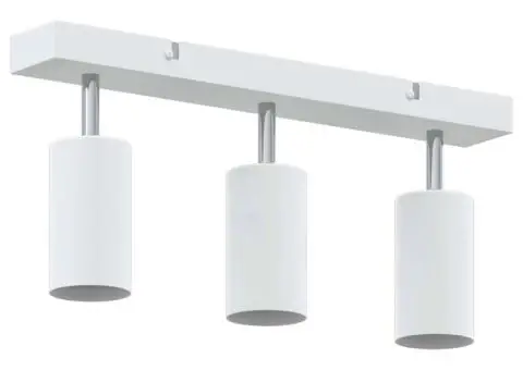 Spot de Plafon 3 Direcții Reglabile Alb GU10 - 4/5