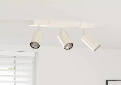 Spotlight Tavan Reglabil 3 Direcții Nichel Periat GU10 - 1/5