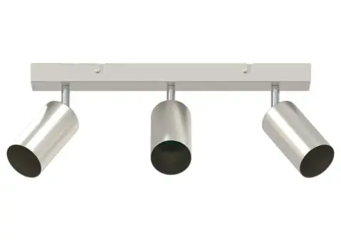 Spotlight Tavan Reglabil 3 Direcții Nichel Periat GU10 - 2/5