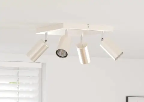 Spot de Plafon 4 Direcții Regulator Nichel Periat GU10 - 1/5