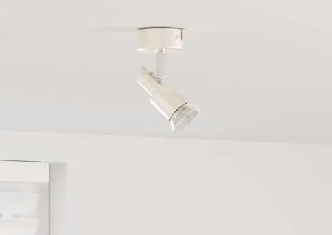 Spotlight de Tavan 1 Way Reglabil Nichel Periat GU10 - 1/5