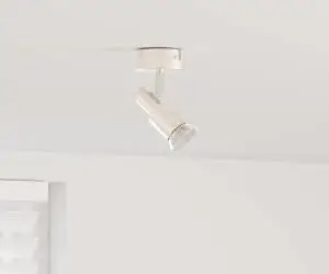 vidaXL Spotlight de Tavan 1 Way Reglabil Nichel Periat GU10