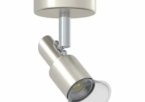 Spotlight de Tavan 1 Way Reglabil Nichel Periat GU10 - 3/5