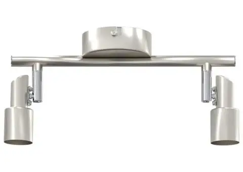 Spot de Plafon 2 Căi Ajustabil Nichel Periat GU10 - 5/5