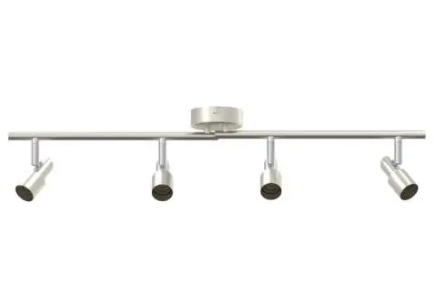 Spotlight de plafon cu 4 direcții reglabile din nichel periat GU10 - 2/5