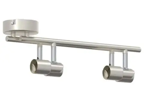 Spotlight de plafon cu 4 direcții reglabile din nichel periat GU10 - 5/5