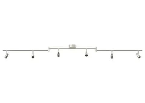 Spotlight de Plafon 6 Cotiere Reglabile Nichel Periat GU10 - 2/5