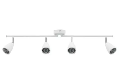 Spot de Plafon cu 4 căi reglabil alb GU10 - 3/5