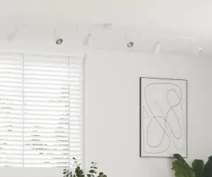 vidaXL Spotlight Tavan 6 Way Adjustable White GU10