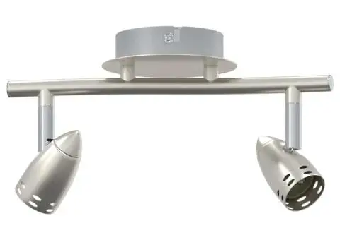 Reflector de Plafon 2 Brațe Reglabile Nichel Mat GU10 - 2/5