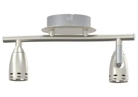 Reflector de Plafon 2 Brațe Reglabile Nichel Mat GU10 - 5/5