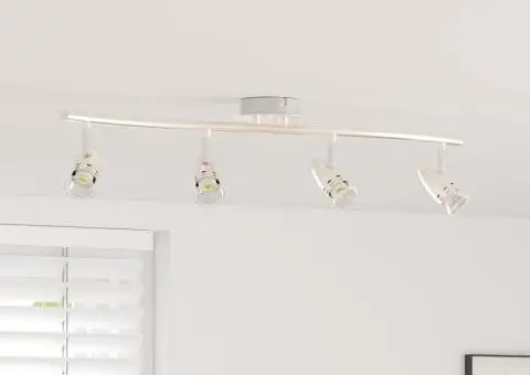 Spot de Plafon 4 Direcții Regleable Nichel Mat GU10 - 1/5