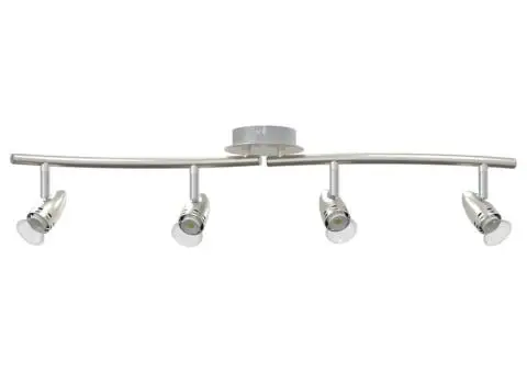 Spot de Plafon 4 Direcții Regleable Nichel Mat GU10 - 3/5