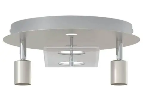 Reflector de plafon cu 2 Capete Ajustabile Matte Nickel GU10 - 5/5