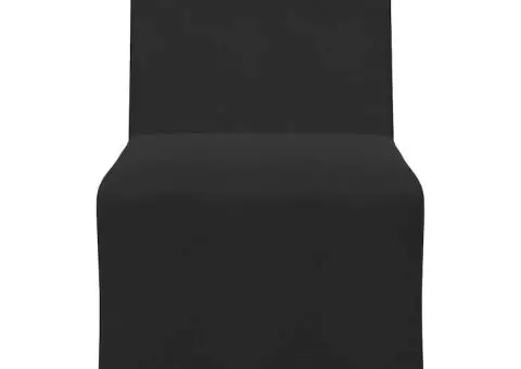 Fotoliu Negru 55 x 74 x 82 cm Catifea - 4/5